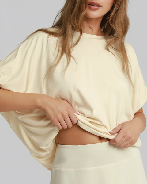 Head In The Clouds Knit Top by Umgee - ivory - Salty Lime Boutique