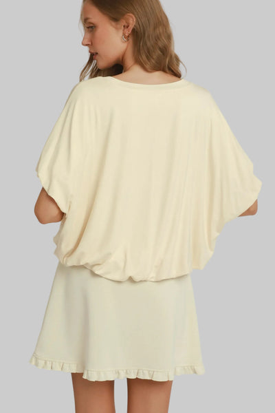 Head In The Clouds Knit Top by Umgee - ivory - Salty Lime Boutique