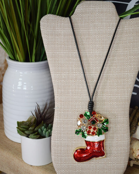 STATEMENT CHRISTMAS PENDANT NECKLACE - ASST.