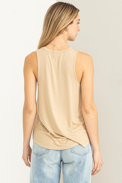 SLEEVELESS TANK TOP - 4 COLORS