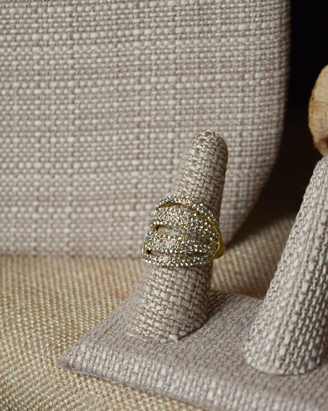 COCKTAIL CRYSTALS STRETCHY RING - 2 COLORS - Salty Lime Boutique