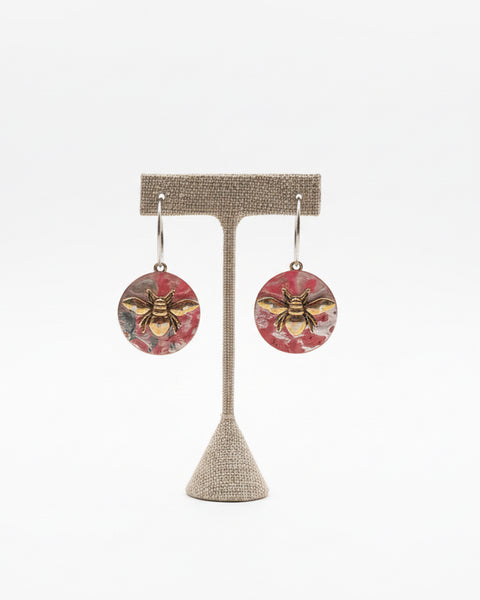 QUEEN BEE DANGLE EARRINGS
