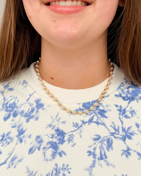 PETITE PEARL NECKLACE - Salty Lime Boutique