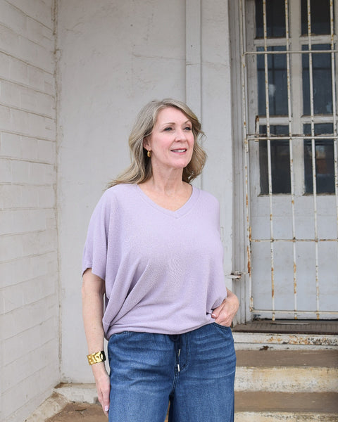 THE MARGO TOP - LILAC - Salty Lime Boutique