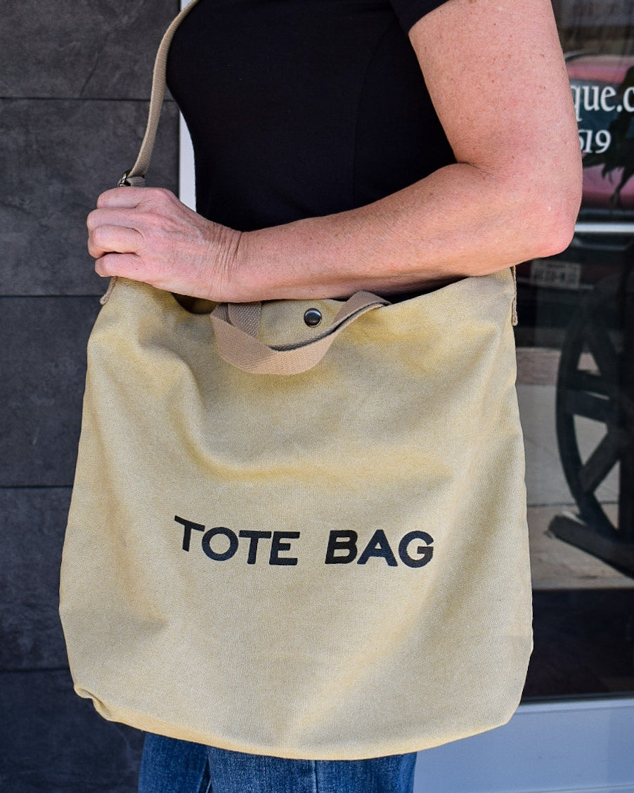 CANVAS TOTE BAG - 2 COLORS