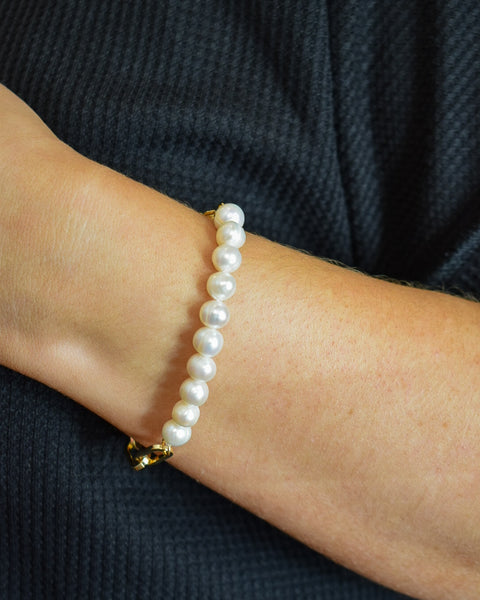 FRESHWATER PEARL CHAIN BRACELET