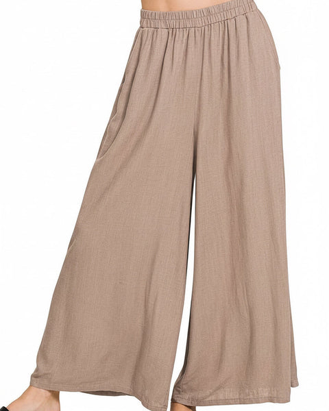 Linen blended pants collection: COCOA - Salty Lime Boutique