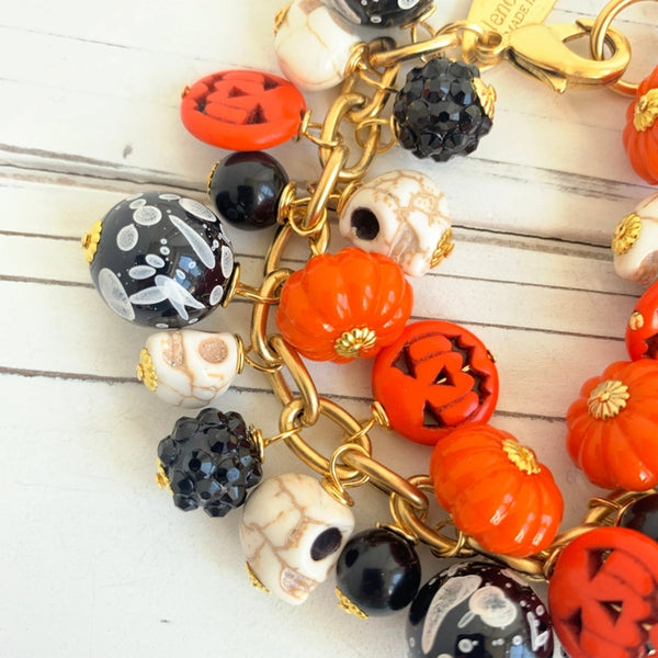 HAUNTED HALLOWEEN CHARM BRACELET BY LENORA DAME