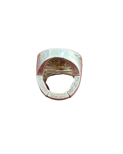 Chunky Coin Stretchy Ring -2 Colors - Salty Lime Boutique