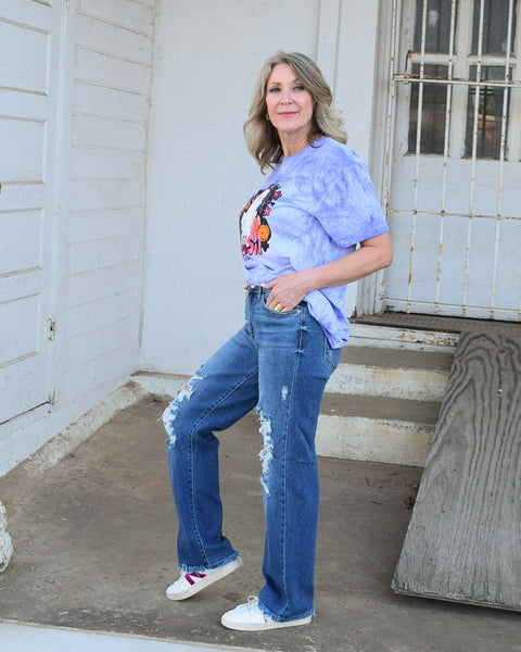 MR DISTRESSED DAD JEAN BY JUDY BLUE