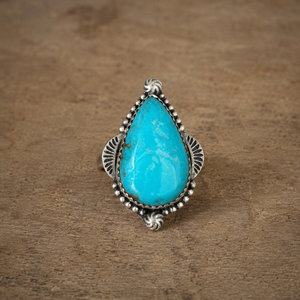 Sterling Silver Kingman Turquoise Ring