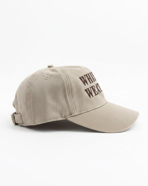 Whiskey Weather Embroidered Cap - Tan
