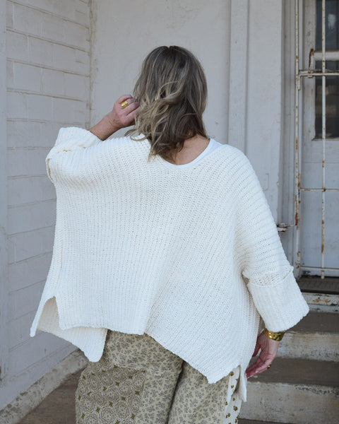 HEY THERE KNIT CARDIGAN BY POL- CREAM