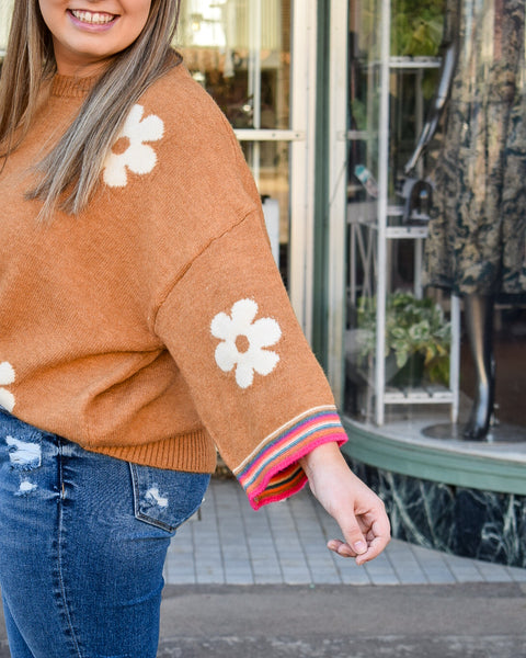 CAMELLIA SWEATER - CAMEL