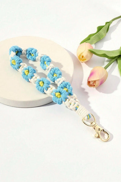 HAND CROCHET KEY CHAIN - 4 COLORS