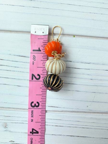PUMPKIN KING HALLOWEEN EARRINGS