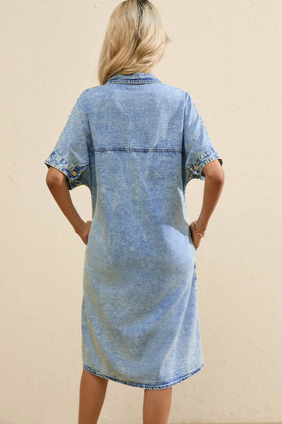 MADE FOR ME CHAMBRAY DRESS