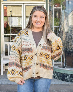 COWICHAN TOGGLE CARDIGAN