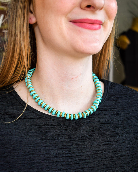 ALANA DISC NECKLACE - 2 COLORS