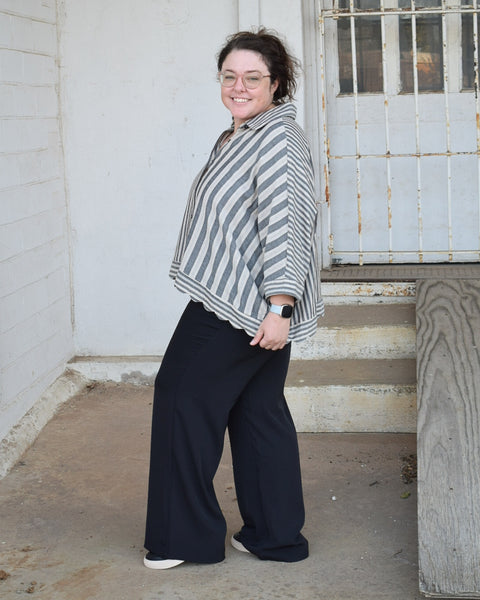 HAILEY TROUSER- BLACK - REG/CURVY