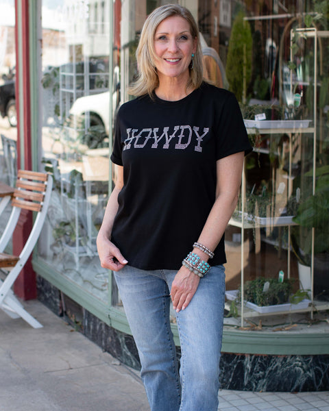 HOWDY T SHIRT - BLACK