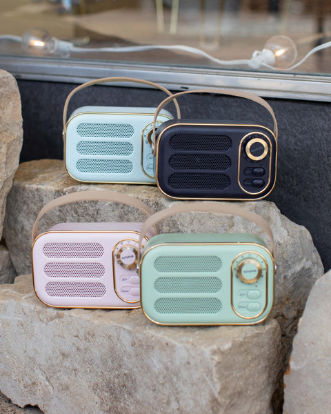 RETRO RADIO BLUETOOTH SPEAKER - 5 COLORS