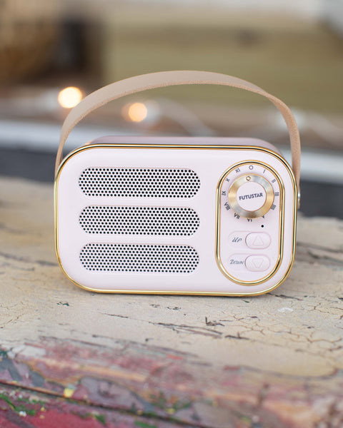 RETRO RADIO BLUETOOTH SPEAKER - 5 COLORS