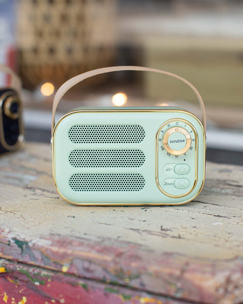 RETRO RADIO BLUETOOTH SPEAKER - 5 COLORS