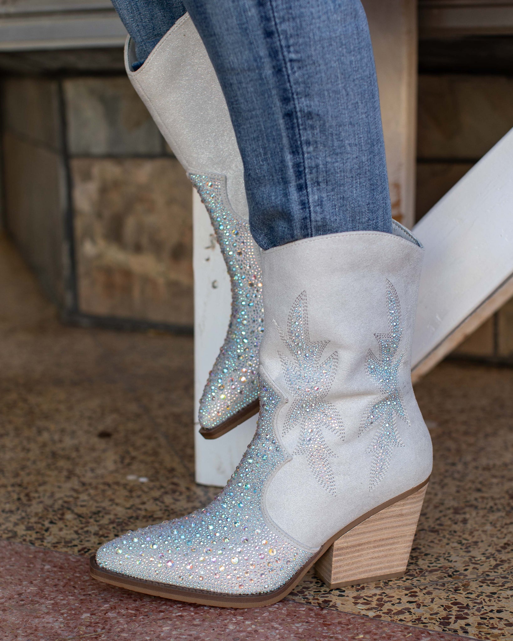 LUX CRYSTAL BOOT BY VERY G
