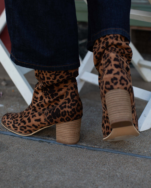 WICKED FAUX SUEDE BOOT BY CORKY'S - LEOPARD