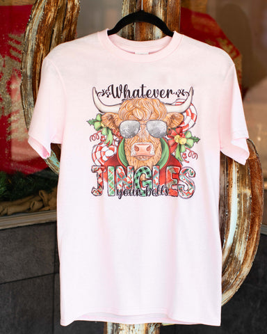 WHATEVER JINGLES YOUR BELLS GRAPHIC TEE