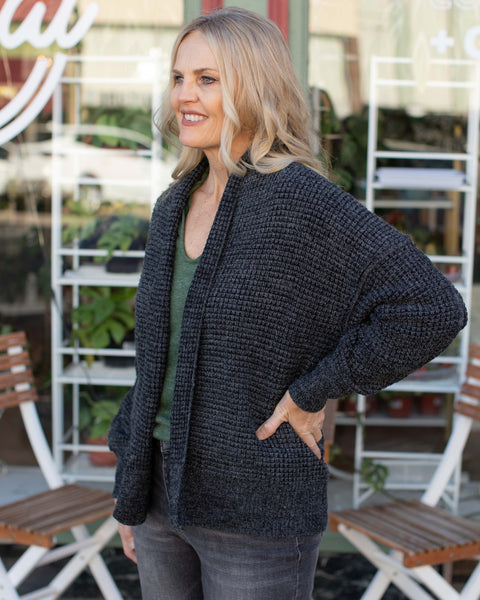 THE PERFECT LOOK WIDE TRIM CARDIGAN