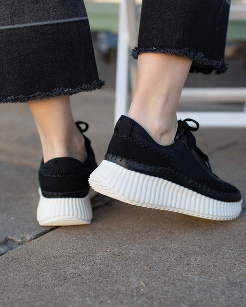 BLACK ADVENTURE PLATFORM SNEAKER BY CORKYS