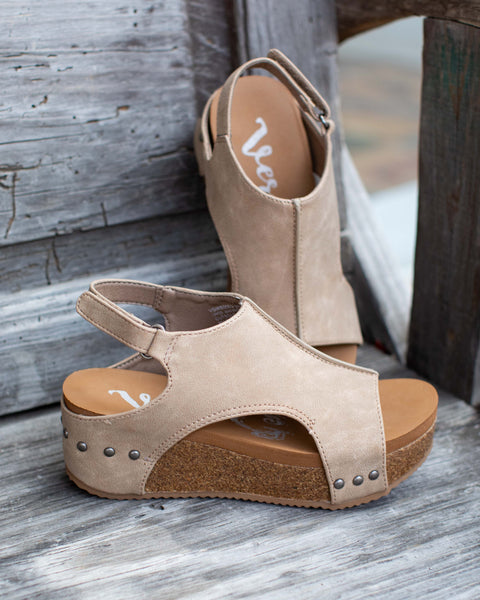 REIN WEDGE BY VERY G - TAUPE