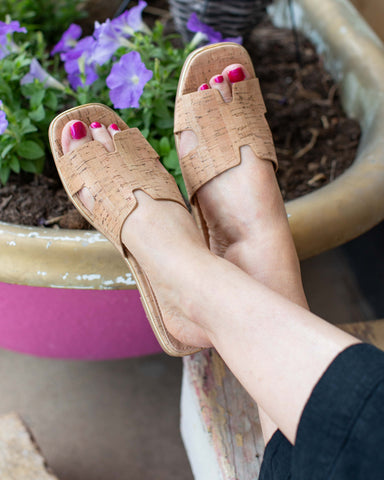 PICTURE PERFECT SLIP ON SANDAL BY CORKY'S - CORK