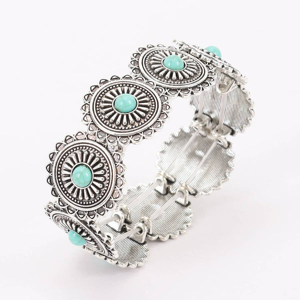TURQUOISE CONCHO BRACELET