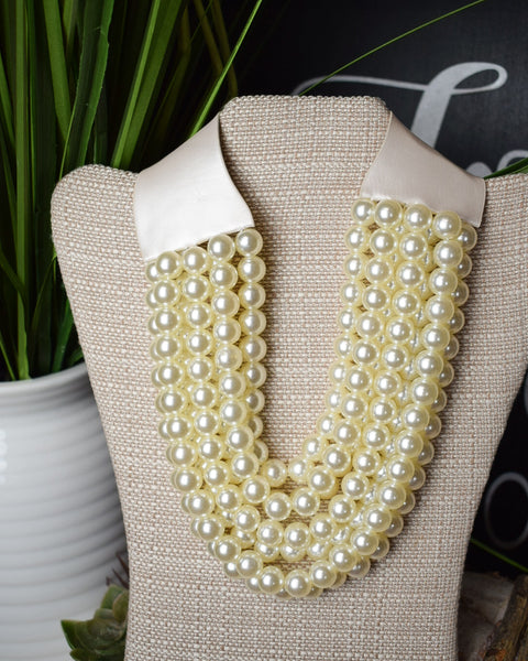 MAGNETIC MULTI STRAND NECKLACE - 4 COLORS - Salty Lime Boutique