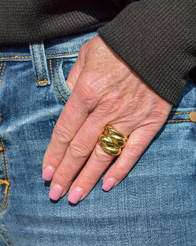 HEMINGWAY RING - WATER RESISTANT - GOLD