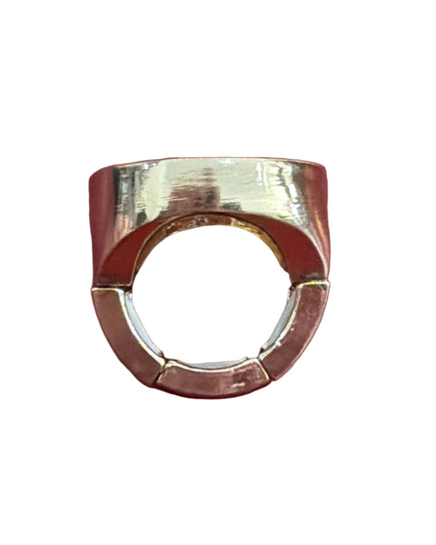 Chunky Coin Stretchy Ring -2 Colors - Salty Lime Boutique