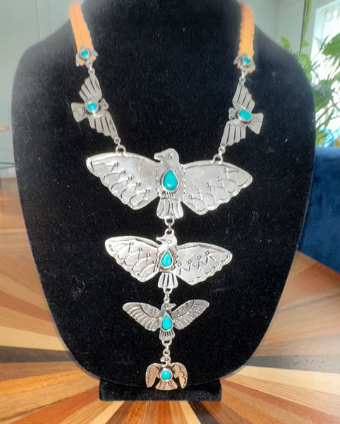 INDIAN EAGLE NECKLACE - BY A RARE BIRD