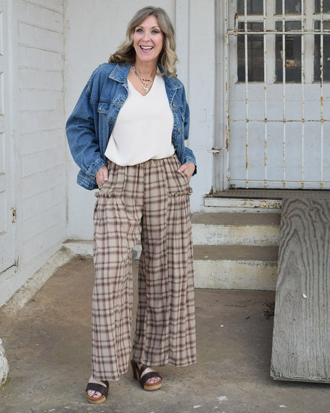 JOPLIN WOVEN FLARE PANTS