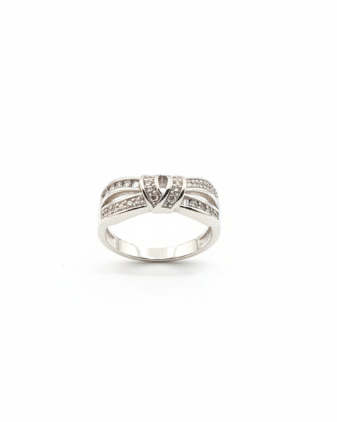 CRYSTAL COCKTAIL RING - 2 STYLES - SILVER - Salty Lime Boutique
