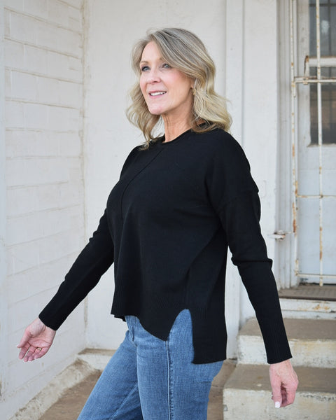 LEIGHTON SWEATER- BLACK
