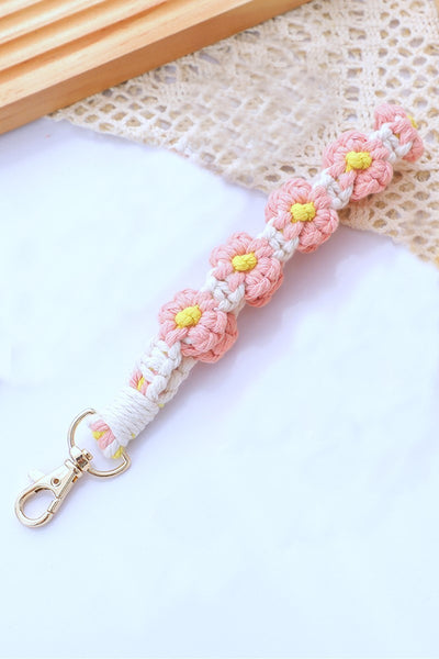 HAND CROCHET KEY CHAIN - 4 COLORS