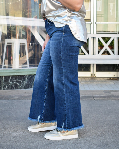 MR WIDE CROP LEG JEANS BY RISEN