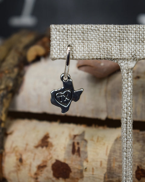 TEXAS DANGLE EARRINGS - SILVER