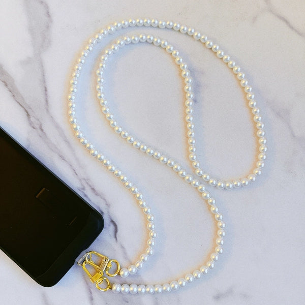 PEARL CHANNEL CROSSBODY PHONE LANYARD