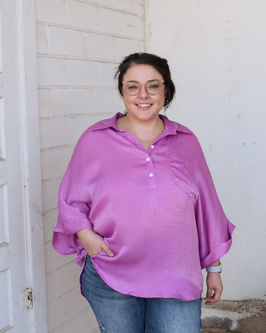 CANDY CRUSH TOP - ORCHID - CURVY