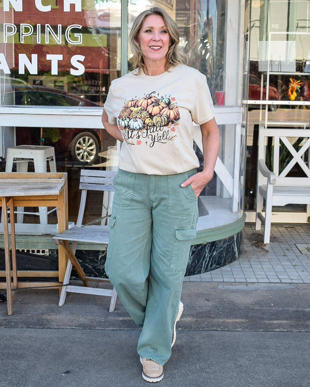 JODI HW WIDE LEG CARGO PANT - GREY GREEN – Salty Lime Boutique