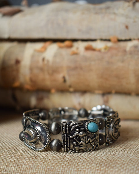 CONCHO & COWBOY HAT BRACELET